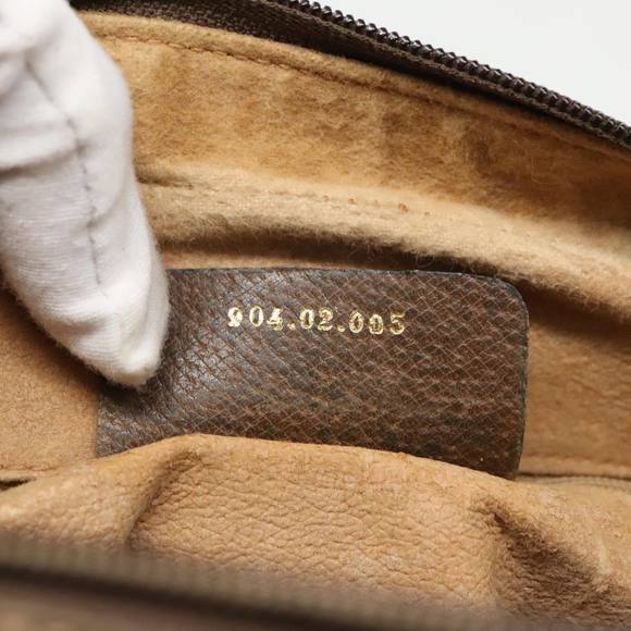 GUCCI GG Supreme Web Sherry Line Shoulder Bag PVC Beige 904 02 005 Auth 96357 - Picture 12 of 16